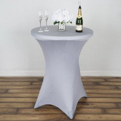 TAB COCK SILV 1684099088 30" Round Cocktail Table, 42" High