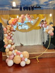 7'5 Balloon ring arch