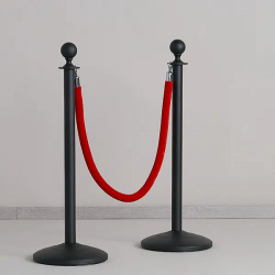 AFZETKOORD VELOURS ROOD 2 1688792477 Red Velvet Stanchions, 6pcs Stanchion Set