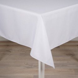 White 8ft Regular table cloth