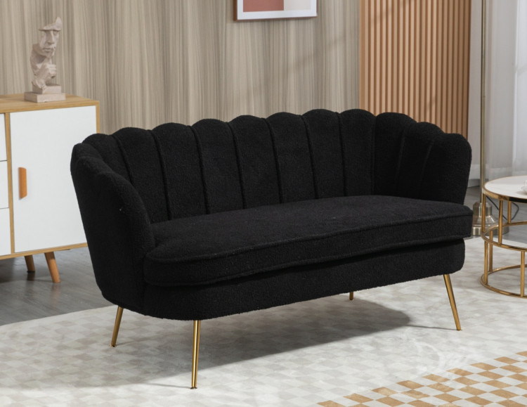 Black loveseat