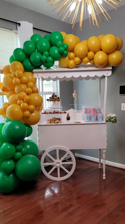 White Candy Cart